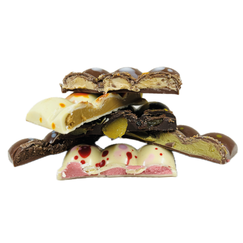 Vrolijk Paasreep - 75 gram - 6 smaken - inclusief banderol